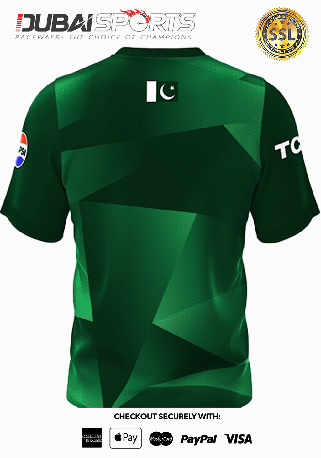 Dubai Sports Pro Pakistan Cricket Kit – T20 World Cup Edition 2024