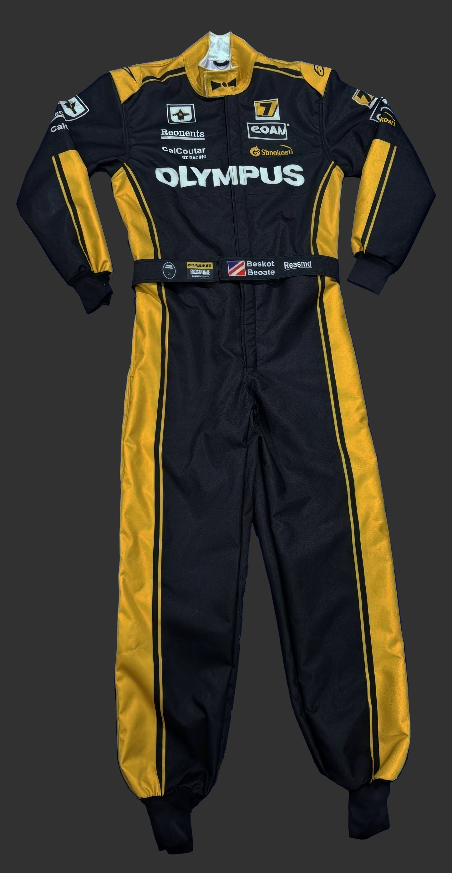 2024 Bleugüs F1 Custom Race Suit – Black & Yellow Elite Edition