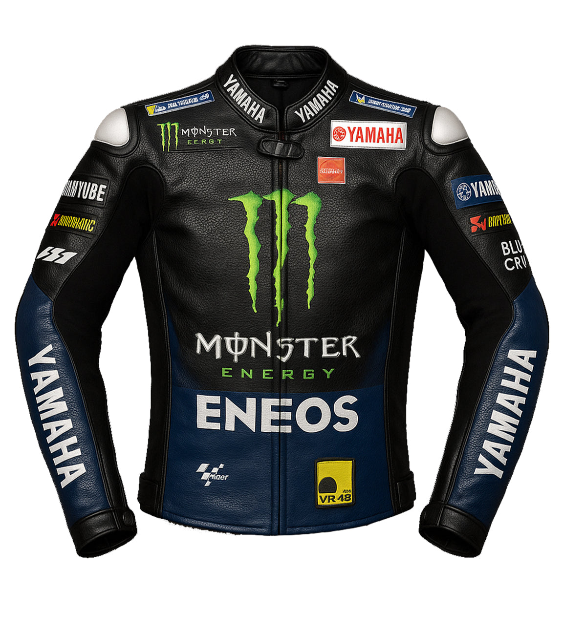 Yamaha Monster Energy VR46 Racing Leather Jacket – MotoGP Edition