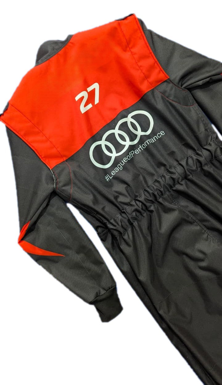 Audi Sport LMS Cup Racing Suit – Red & Black Replica Edition