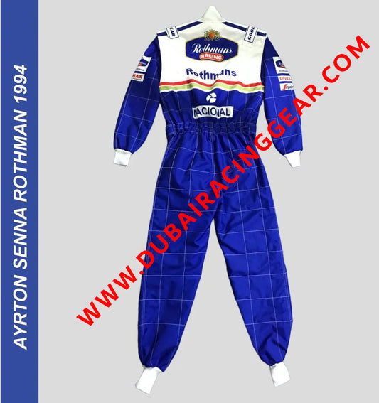 Ayrton Senna 1994 Replica Racing Suit - Dubai Sports Pro