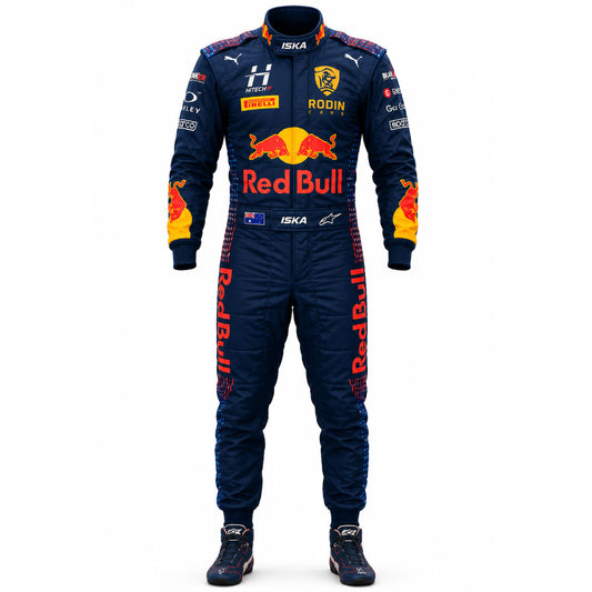 Blue Apex Racing Suit – Custom Double Layer Motorsport Kart Racing Suit