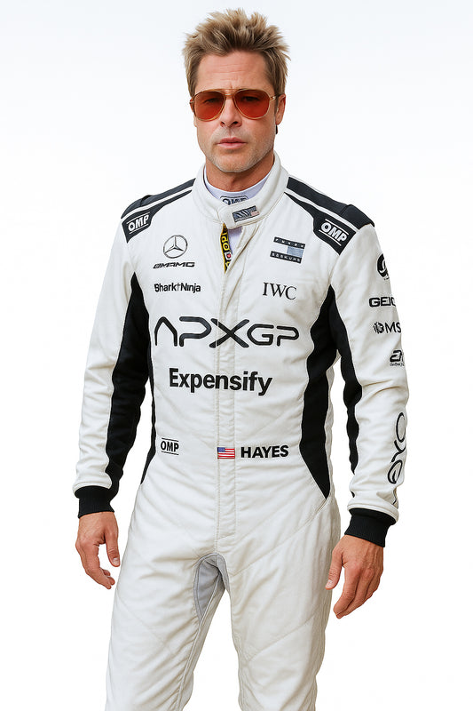 Brad Pitt Formula 1 Racing Suit – Premium APXGP Custom Edition