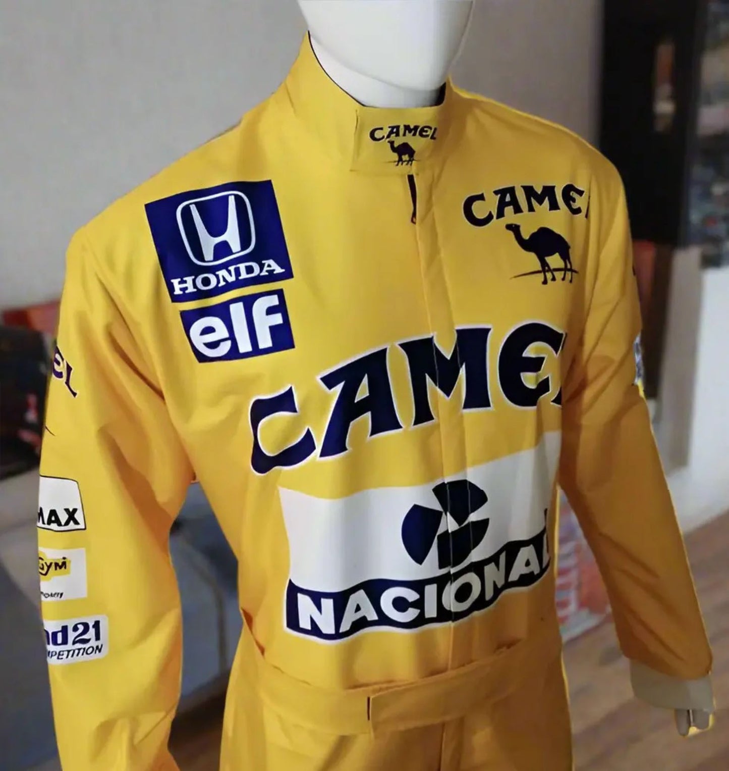 Camel Suit F1 Race Suit - Dubai Sports Pro