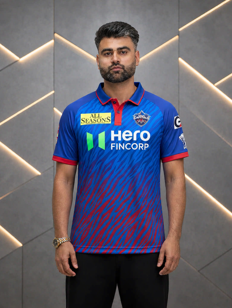 DC 2026 Blue Cricket Jersey – Premium Fan Edition Performance T-Shirt - Dubai Sports Pro