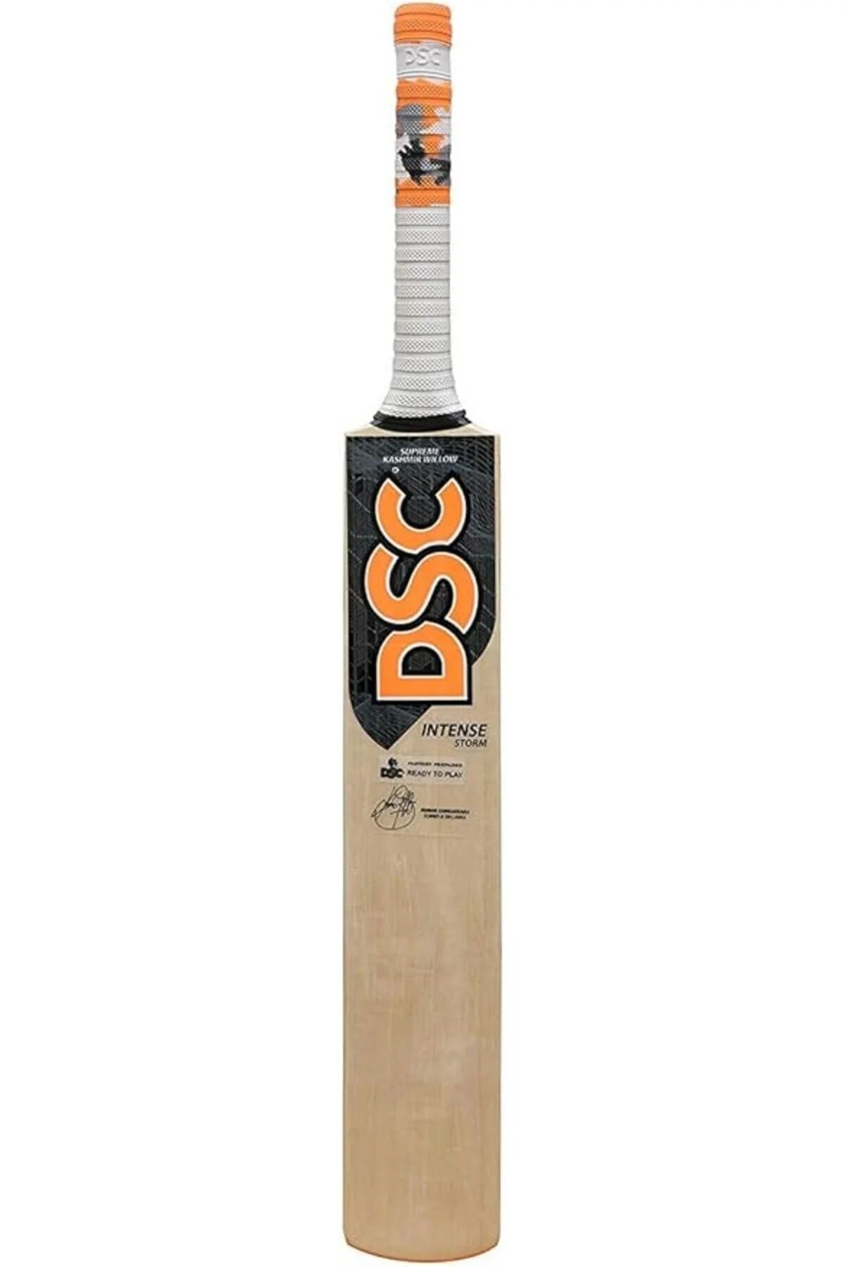 DSC Intense Storm Kashmir Willow Cricket Bat – Short Handle for Leather Ball | Professional Grade Ball_type | Leather Ball