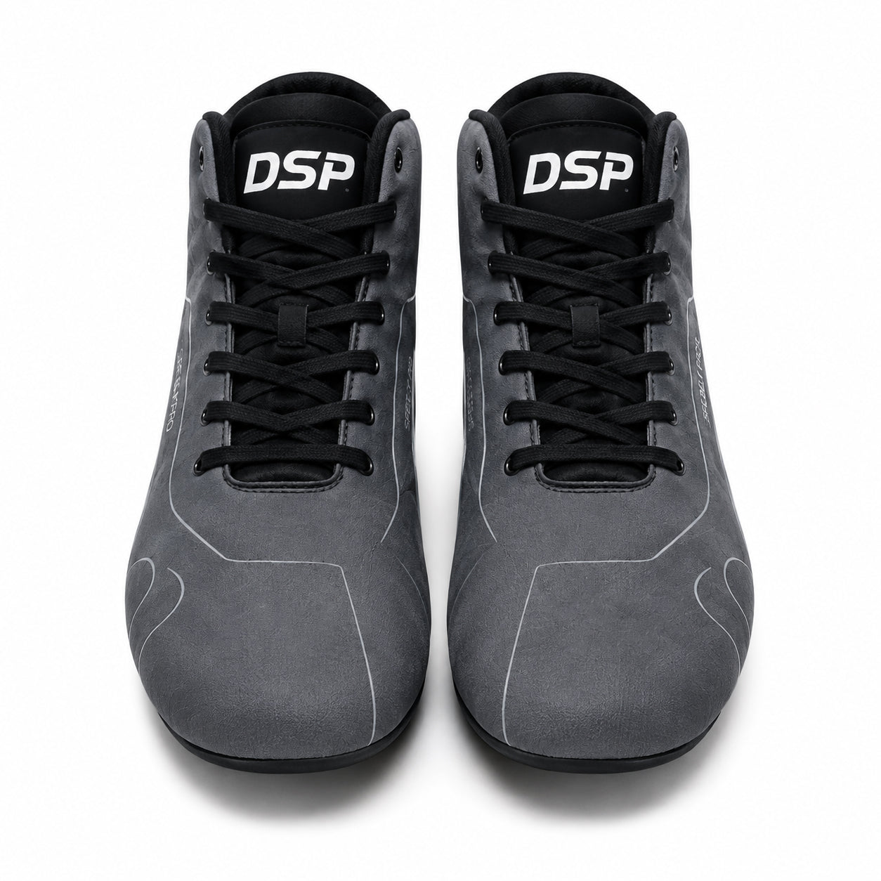 DSP Speedcat Pro Men’s & Women High-Top Shoes – Grey, Black & White