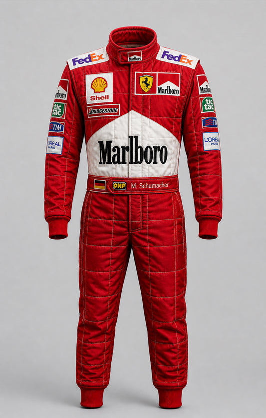 F1 Michael Schumacher 2001 Embroidery Race Suit