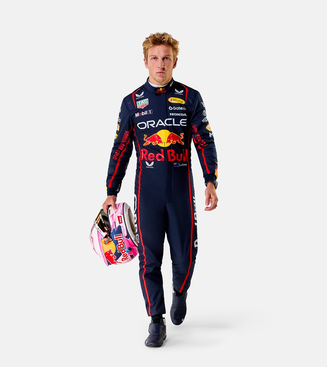 New 2025 Liam Lawson Red Bull F1 Team Replica Race Suit
