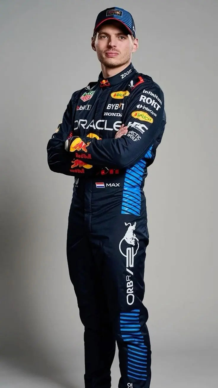 Max Verstappen 2024 New Red Bull F1 Race Suit - Dubai Sports Pro
