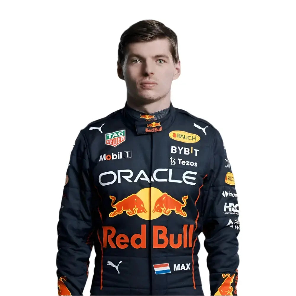 Max Verstappen Race Suit 2022 Red Bull Honda F1 - Dubai Sports Pro