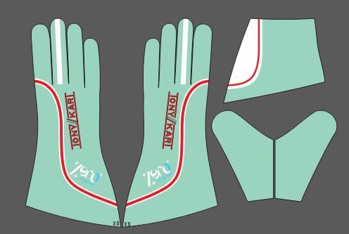 Custom Tony Kart Racing Gloves – Professional Karting Edition