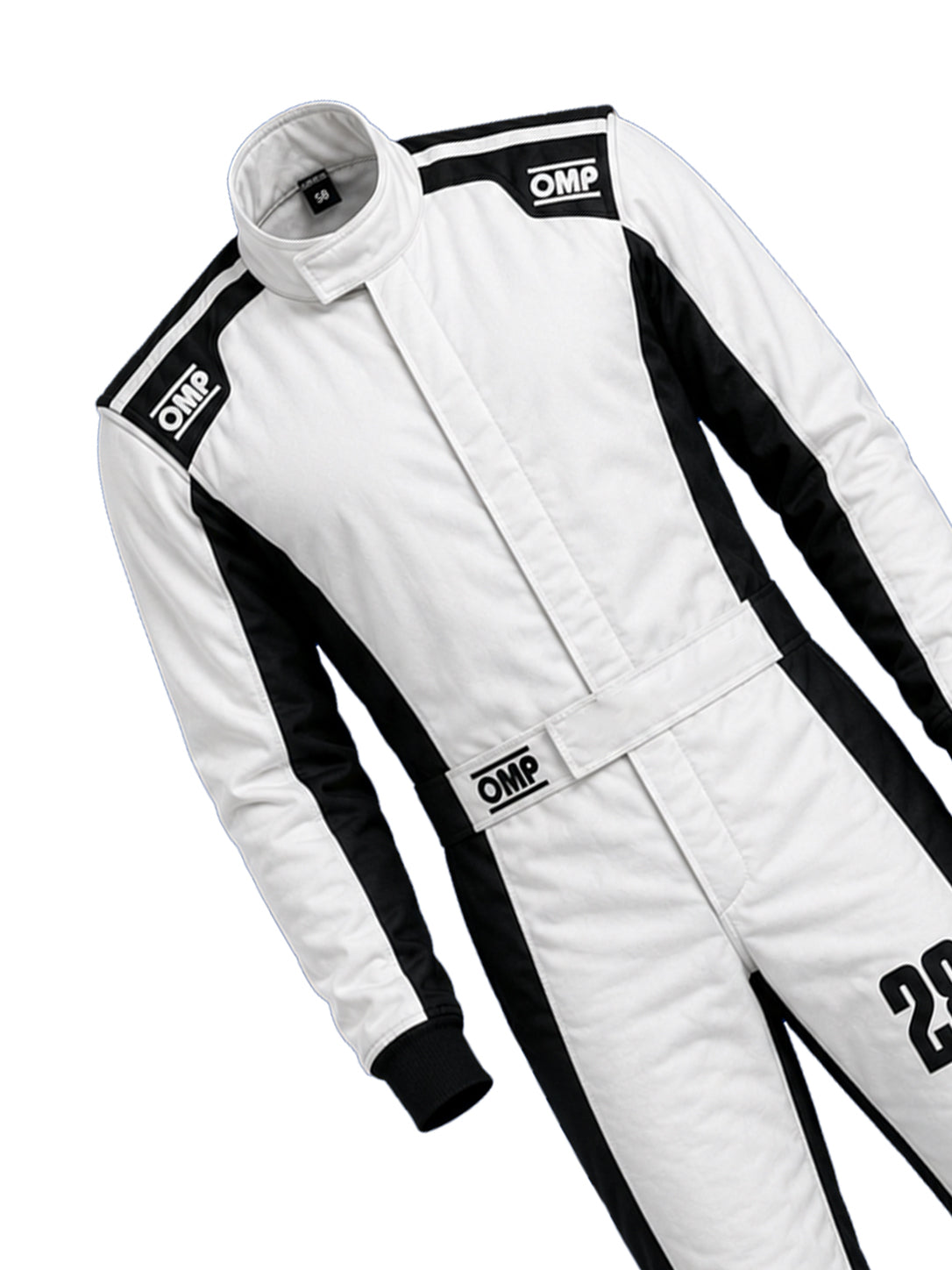 Nomex Premium FR White Shadow Racing Suit – Double Layer Kart Racing Suit