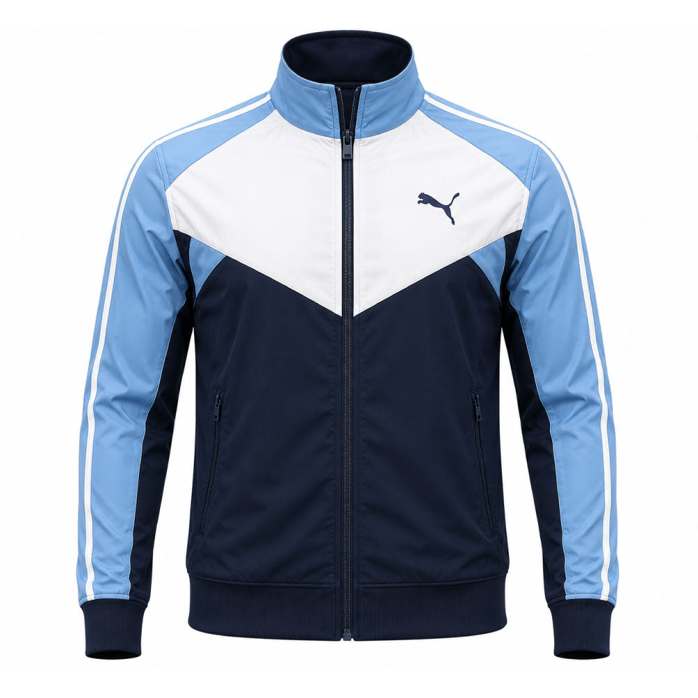 Sky Blue Sports Track Jacket | Premium Full Zip Performance Jacket | Dubai Sports Pro
