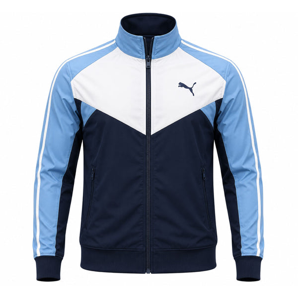 Sky Blue Sports Track Jacket | Premium Full Zip Performance Jacket | Dubai Sports Pro