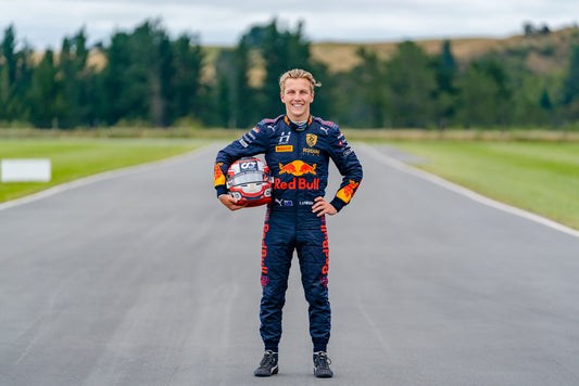 New 2025 Liam Lawson Red Bull F1 Team Replica Race Suit - Dubai Sports Pro