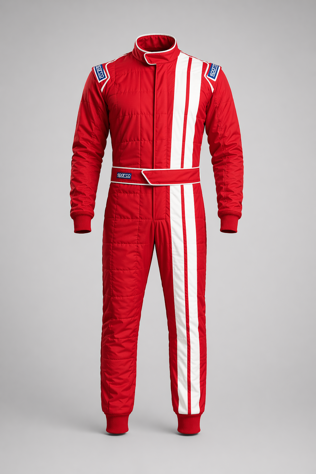 Dubai Sports Pro Racing Suit – Professional Motorsport & Karting Suit (Red & White)