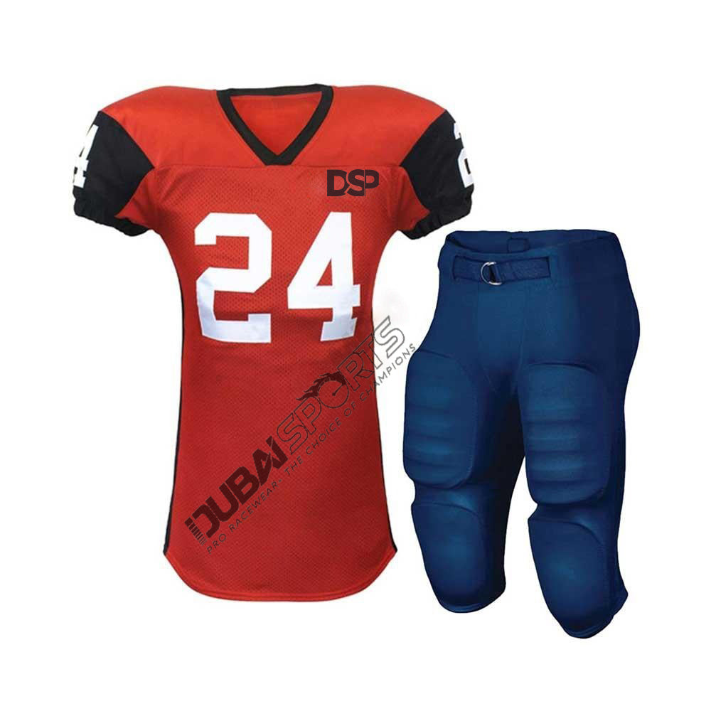 Dubai Sports Pro American Football Uniform – Custom Team Edition (SI-1402)