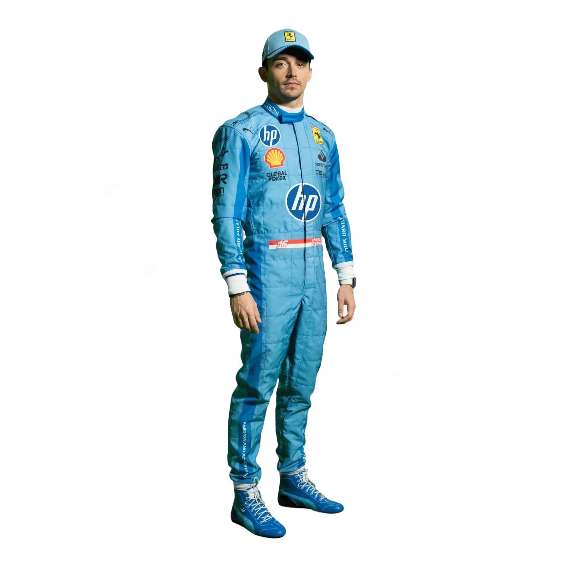 2024 Scuderia Ferrari HP Miami Grand Prix F1 Race Suit - DUBAI SPORTS PRO - Dubai Sports Pro
