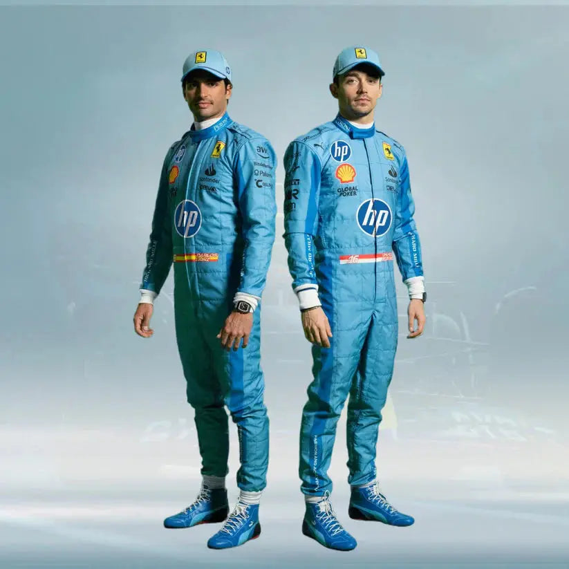 2024 Scuderia Ferrari HP Miami Grand Prix F1 Race Suit - DUBAI SPORTS PRO - Dubai Sports Pro