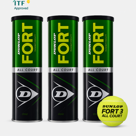 Dunlop Fort All Court Tennis Balls – 3 Pack (9 Balls) | Dubai Sports Pro