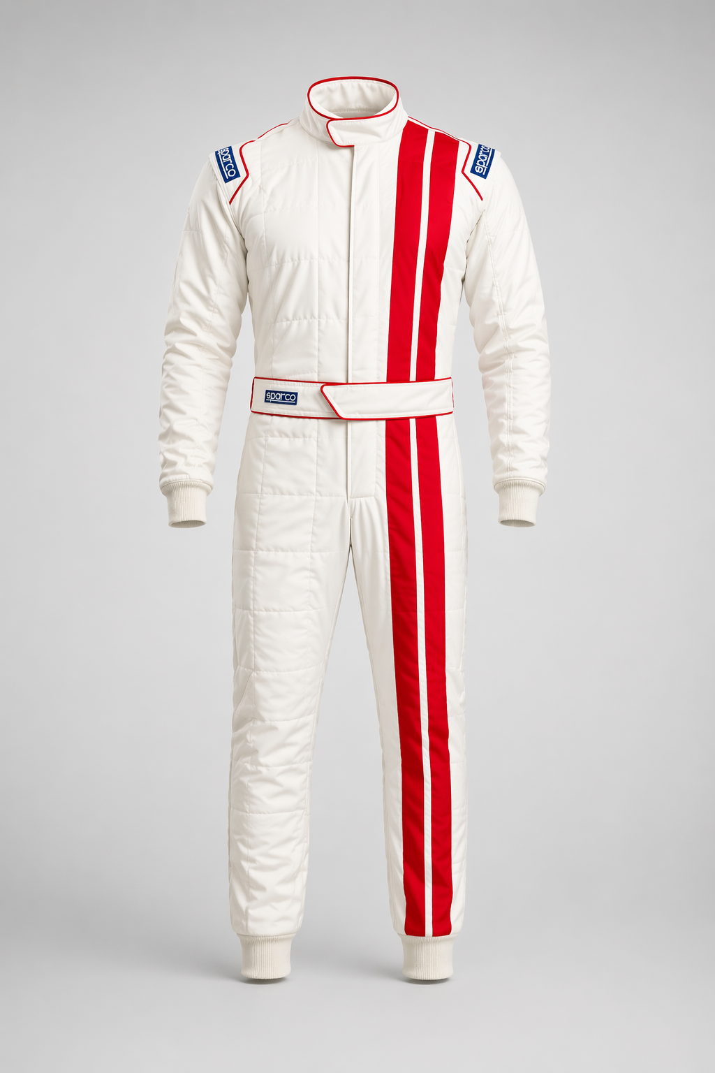 Dubai Sports Pro Racing Suit – Professional Motorsport & Karting Suit (Red & White)