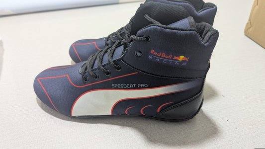 Red Bull Racing Inspired Speedcat Pro Racing Shoes – Premium Karting Motorsport Boots
