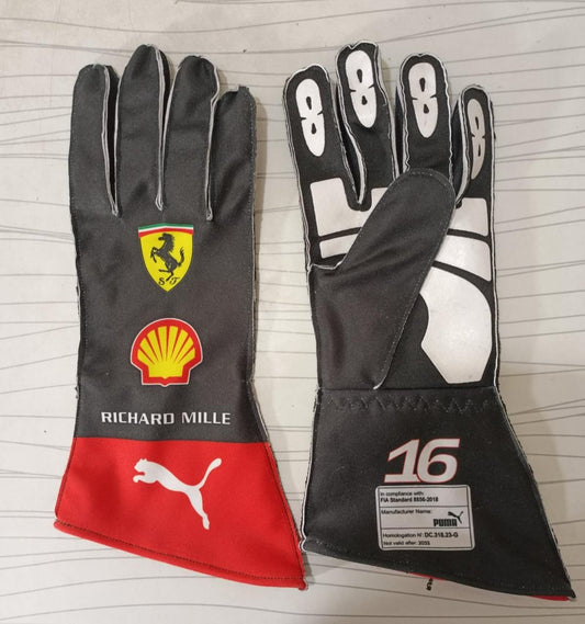 Red & Black F1-Inspired Racing Gloves – Premium Motorsport & Karting Gloves