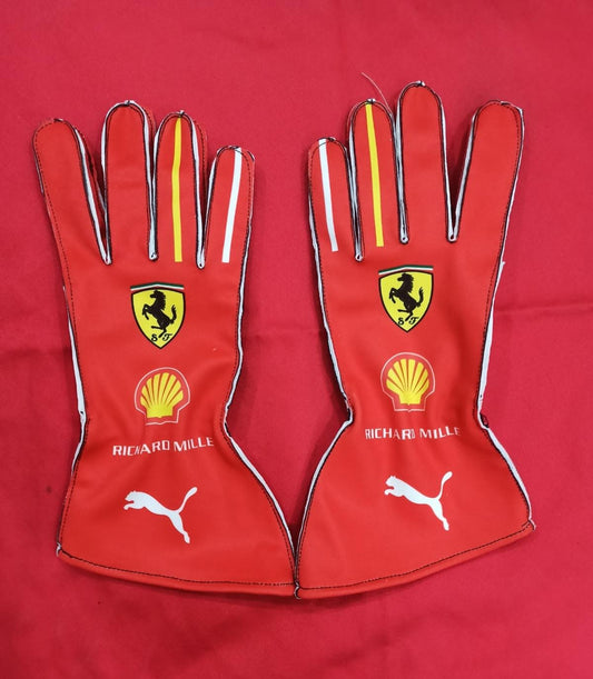 Red F1-Inspired Racing Gloves – Premium Motorsport & Karting Gloves